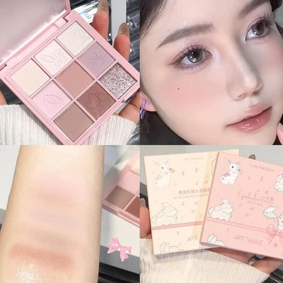 Art Value Cute Paradise Nine Color Eye Shadow Disk U9S2 - Image 1 of 4