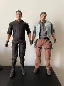 HotToys The Expendables 2 Barney Ross 2.0 Set & custom gun holster&belt - Picture 1 of 5