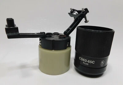 Leviton CS63-65C Turn & Lock Plug 125/250V 50A NOS - Image 1 of 2