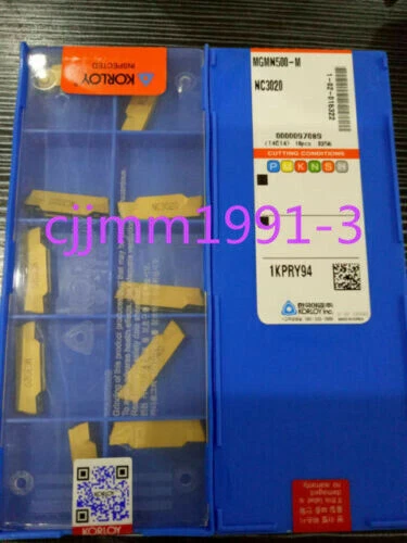 10PCS/box NEW   KORLOY CNC MGMN500-M NC3020 #T10 - Bild 1 von 4