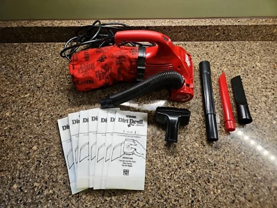 Dirt Devil l Ultra Red Electric Hand Vac Handheld Vacuum by Royal Works - Image 1 of 4