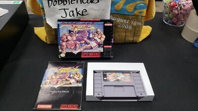 CIB STREET FIGHTER II TURBO SUPER NINTENDO SNES VIDEO GAME COMPLETE PROTECTOR - Image 1 of 4