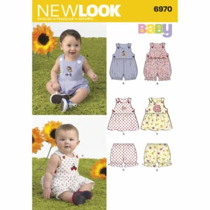NEW LOOK Sewing Pattern 6970 Baby Dresses, Rompers, Panties nb-l - Picture 1 of 5