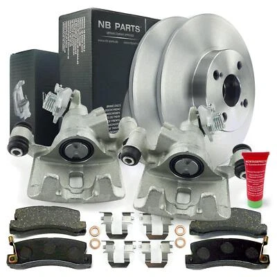 Pinzas de freno Pastillas de freno Juego de discos de freno 266 mm trasero para Toyota Corolla E11 - Imagen 1 de 4