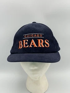 Vintage 90s CHICAGO BEARS STARTER Corduroy SnapBack HAT NEW Old Stock - Picture 1 of 8
