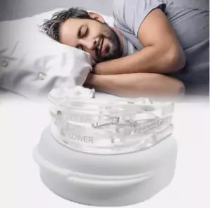 Anti Snore Mouthpiece Sleep Aids Mouth Guards Stop Snoring Adjustable Bruxisms*/ - Picture 1 of 11