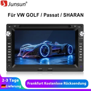 7" Autoradio Nav GPS CD DVD BT DAB+ 2 din Für Passat B5 golf 4 Sharan Bora T4 T5 - Bild 1 von 14