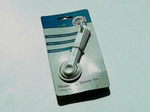 Quality Tools Measuring Spoons Melamine White 5 piece set Standard & Metric  - Picture 1 of 2