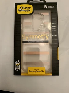 OtterBox Symmetry Series Samsung Galaxy S9 Plus Clear/Strips - Picture 1 of 2