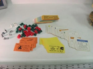 Vintage Monopoly Game Accessories Money Property Houses Hotels Game Pieces Card - Picture 1 of 9