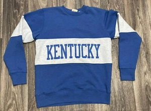 HOMAGE University Of Kentucky Wildcats Blue Soft Sweatshirt Medium Made in USA - Picture 1 of 6