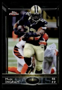2015 Topps Chrome Black Refractor Mark Ingram 251/299 #62 - Picture 1 of 2