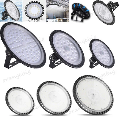 DEPHTHON LED High Bay Light 50/100/200/300/500W Low Bay Industrial Warehouse Garage Light