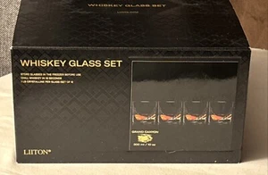 LIITON Grand Canyon Whiskey Glasses- Set of 4 4 Count (Pack of 1) - Picture 1 of 6