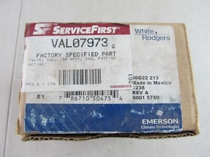EMERSON WHITE RODGERS VAL07973 MANIFOLD GAS VALVE New in Box - Picture 1 of 3