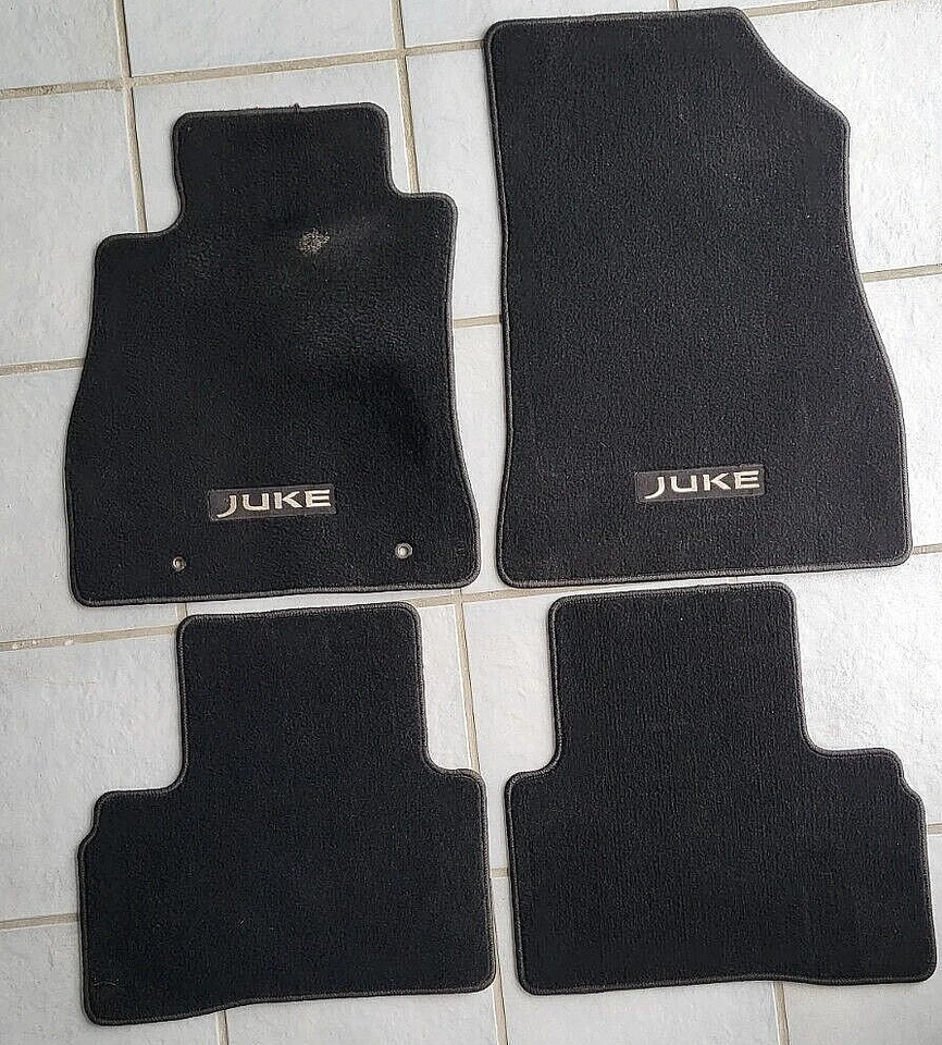 JUEGO DE 4 ALFOMBRILLAS ALFOMBRILLAS NEGRAS NISSAN JUKE OEM 2011-2017 Foto 1 de 1