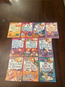 LOT OF 10 MY WEIRD SCHOOL CHAPTER BOOKS BY DAN GUTMAN AGES 7-10 - Picture 1 of 13