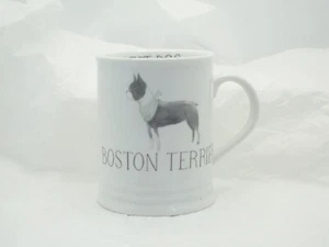 JULIANNA SWANEY FOR THE FRINGE BEST DOG COFFEE MUG/BOSTON TERRIER - Picture 1 of 5
