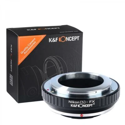 K&F Concept Adapter for Nikon S Lens to Fuji X Mount Camera NIK S - FX - Image 1 of 4
