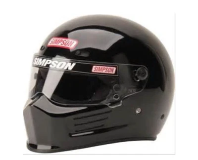 Simpson Racing Super Bandit Motorcycle/Race Helmet Black- XS - DOT/SNELL - Image 1 of 2