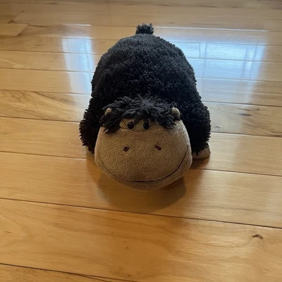 Pillow Pets Pee Wees Monkey Plush Brown Ape Stuffed Animal Toy 12" Vintage 90’s - Image 1 of 4