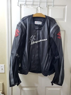 Chaqueta de cuero para moto Suzuki Hayabusa nueva chaqueta para motociclista Suzuki Foto 1 de 3