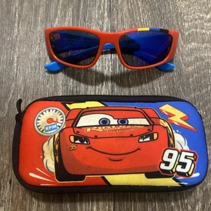 Disney Cars Kids Sunglasses with Matching Glasses Carrying Case UV Protection - Picture 1 of 13