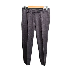 Pantalones de vestir para mujer Brunello Cucinelli gris mezcla de lana elásticos talla 6 I42 - Imagen 1 de 6