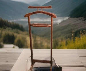 Bombay Company Valet Butler Stand Vintage Gentlemans Suit Hanger Rack Display US - Picture 1 of 7
