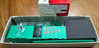 Intermountain HO Kit #41015-01 12 Panel 40’ Boxcar Great Northern #27020 NOS NY - Image 1 of 4