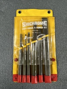 Sidchrome Cold Chisel & Punch Set 6pcs 662-1 LIKE NEW vintage Made in Australia - Picture 1 of 10