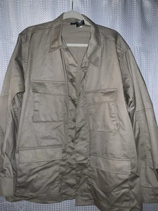 Camisa marrón pesada manga larga grande Genuine Gear para hombre - Imagen 1 de 7