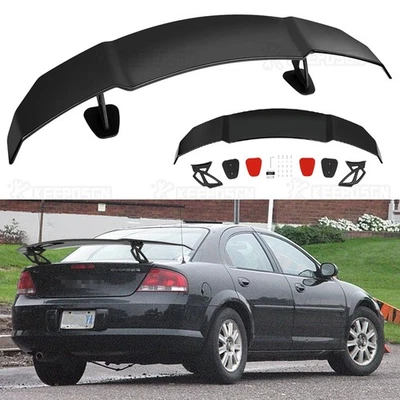 Alerón de techo trasero negro mate PRO Racing 55" labio de ala para Chrysler Sebring Foto 1 de 4