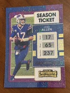 2021 Panini Contenders #10 Josh Allen Stardust SP Bills NM - Bild 1 von 2