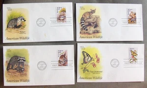 4 US FDC American Wildlife Toronto 1987 front with small fault. - Picture 1 of 3