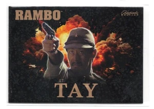 2024 Keepsake Edition Lieutenant Tay (Rambo II) SPARKLES PARALLEL #288 /100 - Picture 1 of 1