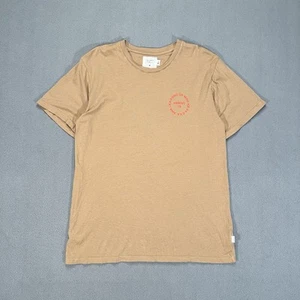 Salvage Public T-Shirt Brown Mens Large Short-Sleeve Lightweight Graphic Print - Picture 1 of 6