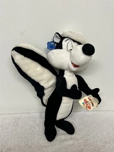 "Aplause 1994 Warner Bros Looney Tunes Peluche Abrazable Pepe Le Pew 16""" - Imagen 1 de 7