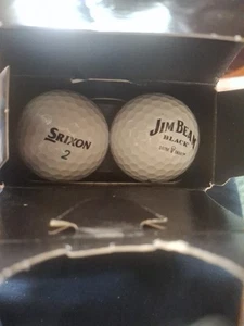 JIM BEAM BLACK SRIXON 2 PGA One Pack Two Golf Balls New In Box NIB Sports Goods! - Picture 1 of 12