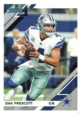 Dak Prescott 2019 Donruss #73 Dallas Cowboys - Image 1 of 2