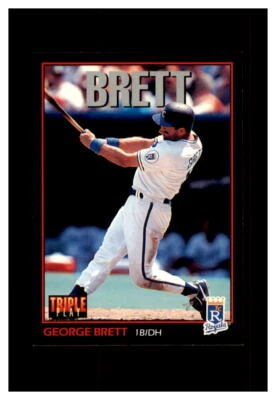 GEORGE BRETT KANSAS CITY ROYALS DONRUSS 1993 TRIPLE PLAY #214  - Image 1 of 2