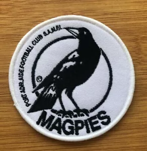 Port Adelaide Magpies Football Club vintage jumper patch SANFL footy badge AFL - Picture 1 of 13