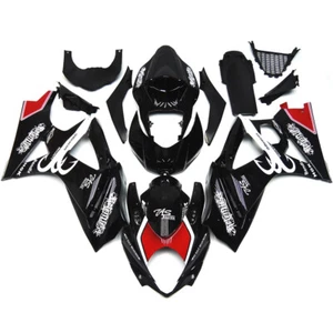 Black Red Fairings For Suzuki GSXR1000 2007 2008 K7 07 08 GSXR 1000 Bodywork Set - Picture 1 of 9