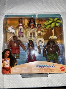 Disney Moana Moana 2 Moana Adventure Pack Figure 6-Pack Set - Picture 1 of 5