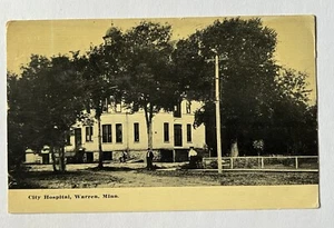 Warren Minnesota STADTKRANKENHAUS antike Postkarte - Bild 1 von 2
