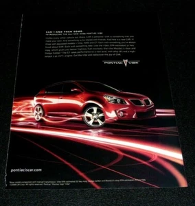 PONTIAC VIBE CAR ADVERTISEMENT -2009 CAR_AND THEN SOME - Picture 1 of 1