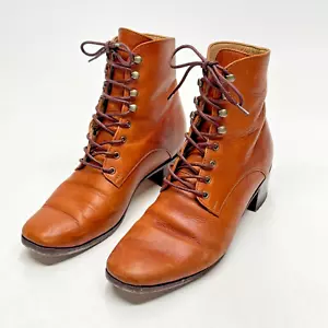 Christy Dawn The Dawn Stiefel Mahagoni Rot Braun 10 Viktorianischer Stil - Bild 1 von 14