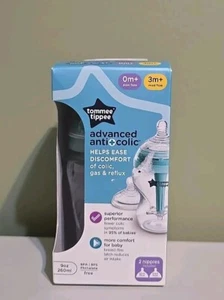 Tommee Tippee Advanced biberón anticólicos y 2 pezones (0m+ / 3m+) - Imagen 1 de 4