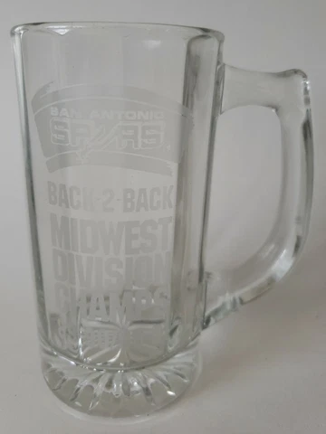San Antonio Spurs Basketball Back-2-Back Midwest Division Champs 89-90/90-91 Mug Cover