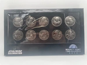 Star Wars Celebration 2020 Bounty Hunt Coin Collection LE - Picture 1 of 12